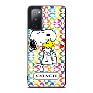 COACH NEW YORK LOGO SNOOPY THE PEANUTS Samsung Galaxy S20 FE Case Cover