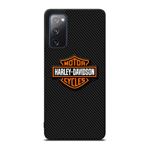 HARLEY DAVIDSON MOTORCYCLES LOGO CARBON Samsung Galaxy S20 FE Case Cover