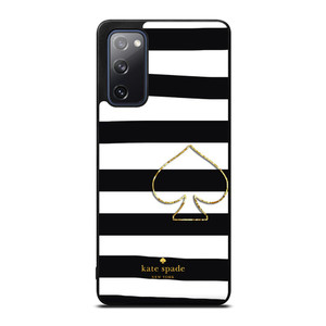 KATE SPADE NEW YORK BLACK STRIPES Samsung Galaxy S20 FE Case Cover KATE SPADE NEW YORK BLACK STRIPES Samsung Galaxy S20 FE Case Cover