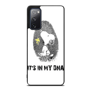 SNOOPY THE PEANUTS FINGER PRINT MY DNA Samsung Galaxy S20 FE Case Cover