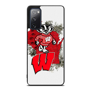 WISCONSIN BADGERS UNIVERSITY FOOTBALL LOGO Samsung Galaxy S20 FE Case Cover