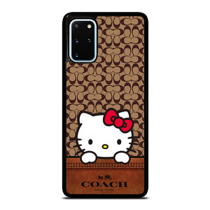 COACH NEW YORK LOGO HELLO KITTY BROWN Samsung Galaxy S20 Plus Case Cover