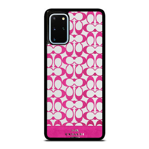 COACH NEW YORK LOGO PATTERN PINK EMBLEM Samsung Galaxy S20 Plus Case Cover