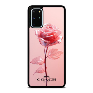 COACH NEW YORK PINK ROSE Samsung Galaxy S20 Plus Case Cover
