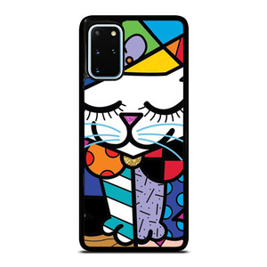 ROMERO BRITTO SERENE CAT ART Samsung Galaxy S20 Plus Case Cover ROMERO BRITTO SERENE CAT ART Samsung Galaxy S20 Plus Case Cover