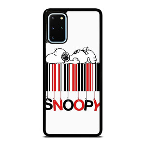 SNOOPY THE PEANUTS CARTOON BARCODE Samsung Galaxy S20 Plus Case Cover