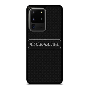 COACH NEW YORK LOGO BLACK Samsung Galaxy S20 Ultra Case Cover