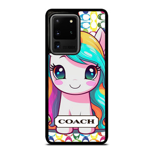 COACH NEW YORK LOGO PRETTY UNICORN Samsung Galaxy S20 Ultra Case Cover
