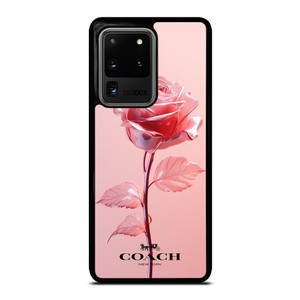 COACH NEW YORK PINK ROSE Samsung Galaxy S20 Ultra Case Cover