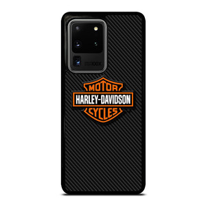 HARLEY DAVIDSON MOTORCYCLES LOGO CARBON Samsung Galaxy S20 Ultra Case Cover
