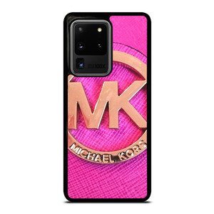 MICHAEL KORS MK LOGO PINK GOLD EMBLEM Samsung Galaxy S20 Ultra Case Cover