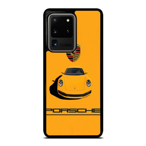 PORSCHE CAR LOGO YELLOW Samsung Galaxy S20 Ultra Case Cover