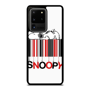 SNOOPY THE PEANUTS CARTOON BARCODE Samsung Galaxy S20 Ultra Case Cover