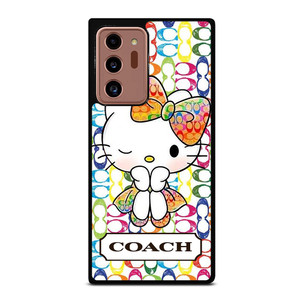 COACH NEW YORK LOGO CUTE HELLO KITTY Samsung Galaxy Note 20 Ultra Case Cover