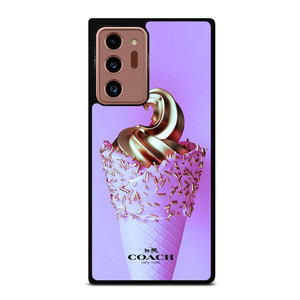 COACH NEW YORK LOGO GOLDEN ICE CREAM ICON Samsung Galaxy Note 20 Ultra Case Cover