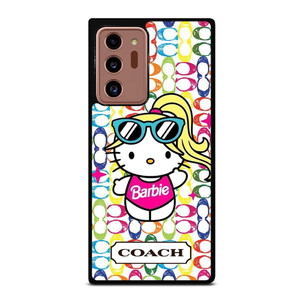 COACH NEW YORK LOGO HELLO KITTIE BARBIE Samsung Galaxy Note 20 Ultra Case Cover