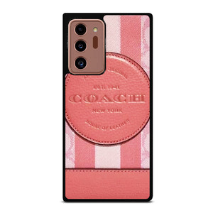 COACH NEW YORK LOGO PINK WALLET Samsung Galaxy Note 20 Ultra Case Cover