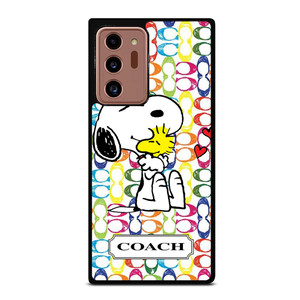 COACH NEW YORK LOGO SNOOPY THE PEANUTS Samsung Galaxy Note 20 Ultra Case Cover COACH NEW YORK LOGO SNOOPY THE PEANUTS Samsung Galaxy Note 20 Ultra Case Cover