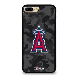LOS ANGELES ANGELS BASEBALL BLACK CAMO iPhone 7 / 8 Plus Case Cover LOS ANGELES ANGELS BASEBALL BLACK CAMO iPhone 7 / 8 Plus Case Cover