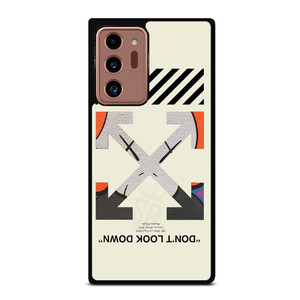 OFF WHITE KAWS LOGO DONT LOOK DOWN Samsung Galaxy Note 20 Ultra Case Cover OFF WHITE KAWS LOGO DONT LOOK DOWN Samsung Galaxy Note 20 Ultra Case Cover