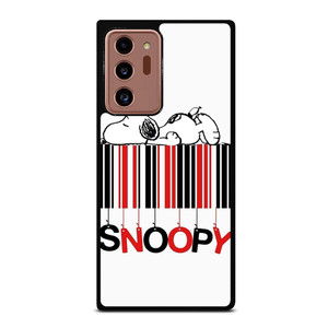 SNOOPY THE PEANUTS CARTOON BARCODE Samsung Galaxy Note 20 Ultra Case Cover