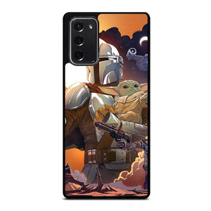 BABY YODA AND MANDALORIAN STAR WARS Samsung Galaxy Note 20 Case Cover