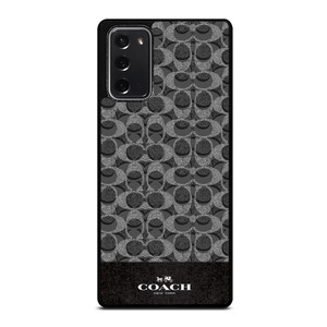 COACH NEW YORK LOGO DARK GREY Samsung Galaxy Note 20 Case Cover COACH NEW YORK LOGO DARK GREY Samsung Galaxy Note 20 Case Cover