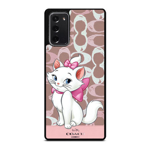 COACH NEW YORK LOGO MARIE ARISTOCAT DISNEY Samsung Galaxy Note 20 Case Cover