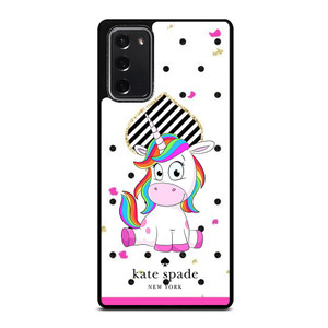 KATE SPADE NEW YORK LOGO CUTE UNICORN Samsung Galaxy Note 20 Case Cover