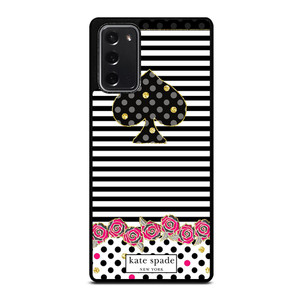 KATE SPADE NEW YORK LOGO STRIPES POLKADOTS Samsung Galaxy Note 20 Case Cover KATE SPADE NEW YORK LOGO STRIPES POLKADOTS Samsung Galaxy Note 20 Case Cover
