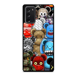 KAWS COLLAGE ICON BRANDS LOGO Samsung Galaxy Note 20 Case Cover
