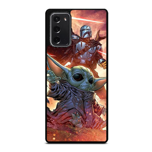MANDALORIAN AND BABY YODA STAR WARS Samsung Galaxy Note 20 Case Cover MANDALORIAN AND BABY YODA STAR WARS Samsung Galaxy Note 20 Case Cover