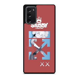 OFF WHITE STUSSY KAWS LOGO Samsung Galaxy Note 20 Case Cover OFF WHITE STUSSY KAWS LOGO Samsung Galaxy Note 20 Case Cover
