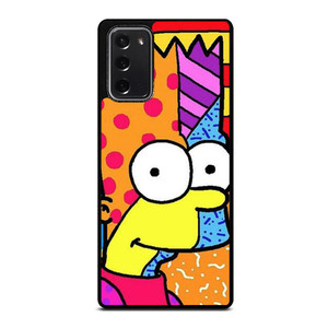 ROMERO BRITTO BART SIMPSONS ART Samsung Galaxy Note 20 Case Cover ROMERO BRITTO BART SIMPSONS ART Samsung Galaxy Note 20 Case Cover