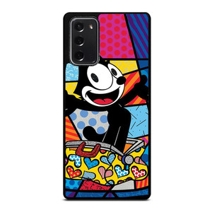 ROMERO BRITTO FELIX THE CAT ART Samsung Galaxy Note 20 Case Cover