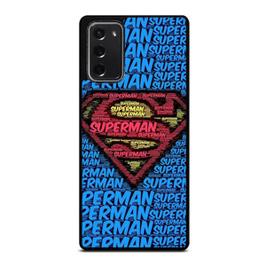 SUPERMAN TYPOGRAPHY LOGO Samsung Galaxy Note 20 Case Cover