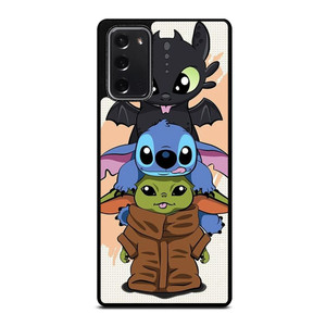 TOOTHLESS STITCH BABY YODA CUTE CARTOON Samsung Galaxy Note 20 Case Cover TOOTHLESS STITCH BABY YODA CUTE CARTOON Samsung Galaxy Note 20 Case Cover