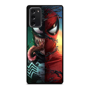 VENOM V SPIDERMAN FACE SUPERHERO MARVEL COMICS Samsung Galaxy Note 20 Case Cover VENOM V SPIDERMAN FACE SUPERHERO MARVEL COMICS Samsung Galaxy Note 20 Case Cover