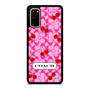 COACH NEW YORK LOGO CHERRY Samsung Galaxy S20 Case Cover COACH NEW YORK LOGO CHERRY Samsung Galaxy S20 Case Cover