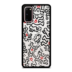 KEITH HARING ART HEART FIGURES Samsung Galaxy S20 Case Cover