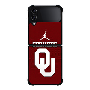 AIR JORDAN OKLAHOMA SOONERS UNIVERSITY FOOTBALL TEAM LOGO Samsung Galaxy Z Flip 4 Case Cover AIR JORDAN OKLAHOMA SOONERS UNIVERSITY FOOTBALL TEAM LOGO Samsung Galaxy Z Flip 4 Case Cover