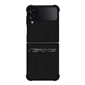 AMG MERCEDES BENZ LOGO CARBON Samsung Galaxy Z Flip 4 Case Cover AMG MERCEDES BENZ LOGO CARBON Samsung Galaxy Z Flip 4 Case Cover