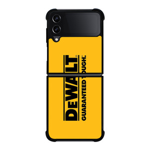 DEWALT TOOL LOGO GUARANTEED TOUGH Samsung Galaxy Z Flip 4 Case Cover DEWALT TOOL LOGO GUARANTEED TOUGH Samsung Galaxy Z Flip 4 Case Cover