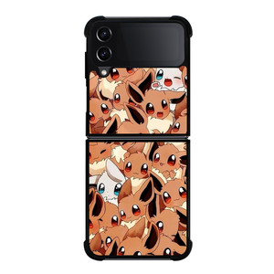 EEVEE POKEMON POCKET MONSTERS COLLAGE Samsung Galaxy Z Flip 4 Case Cover
