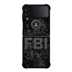 FBI LOGO CAMO Samsung Galaxy Z Flip 4 Case Cover FBI LOGO CAMO Samsung Galaxy Z Flip 4 Case Cover