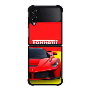 FERRARI LOGO RED CAR Samsung Galaxy Z Flip 4 Case Cover FERRARI LOGO RED CAR Samsung Galaxy Z Flip 4 Case Cover