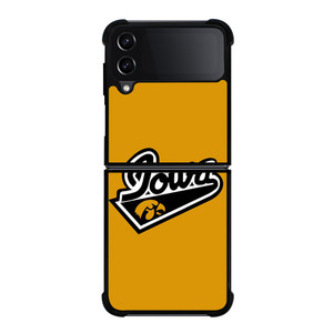 IOWA HAWKEYES UNIVERSITY BASKETBALL TEAM LOGO Samsung Galaxy Z Flip 4 Case Cover