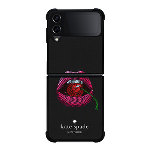 KATE SPADE NEW YORK LIPS AND CHERRY Samsung Galaxy Z Flip 4 Case Cover