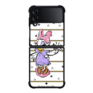 KATE SPADE NEW YORK LOGO DAISY DUCK DISNEY Samsung Galaxy Z Flip 4 Case Cover
