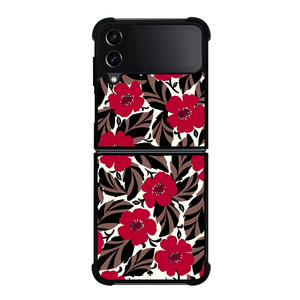 KATE SPADE NEW YORK LOGO RED ROSES Samsung Galaxy Z Flip 4 Case Cover